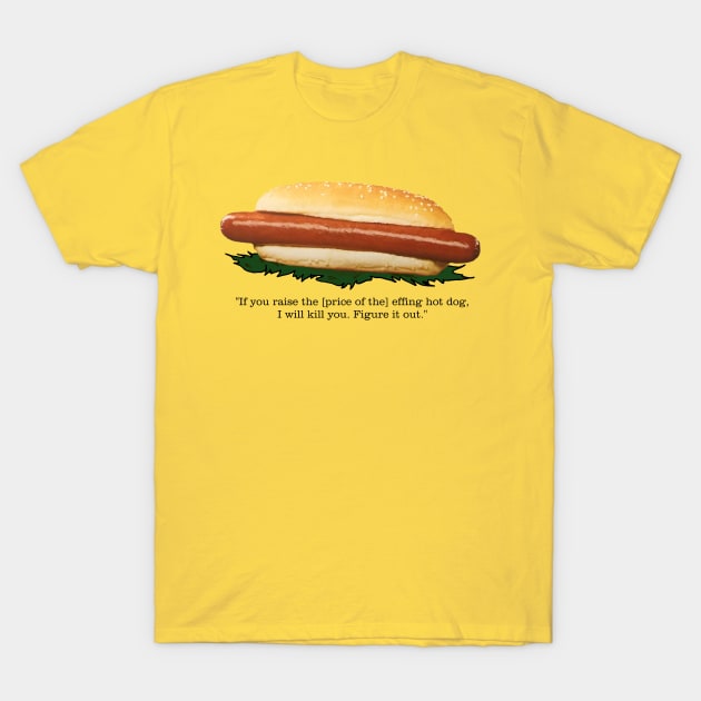 The Gadsden Hotdog T-Shirt by MacSquiddles